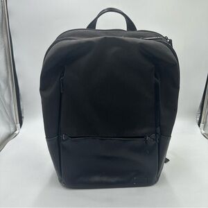 TUMI Tahoe Butler Backpack Black Leather Nylon Laptop Travel Bag